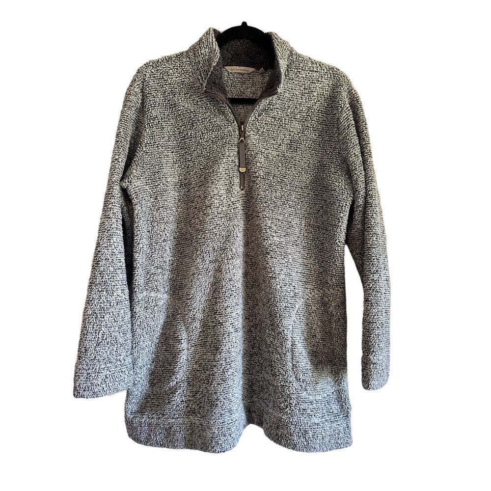 Soft Surroundings Fleece 1/4 Zip Pullover Fleece Tunic Women’s Size Medium